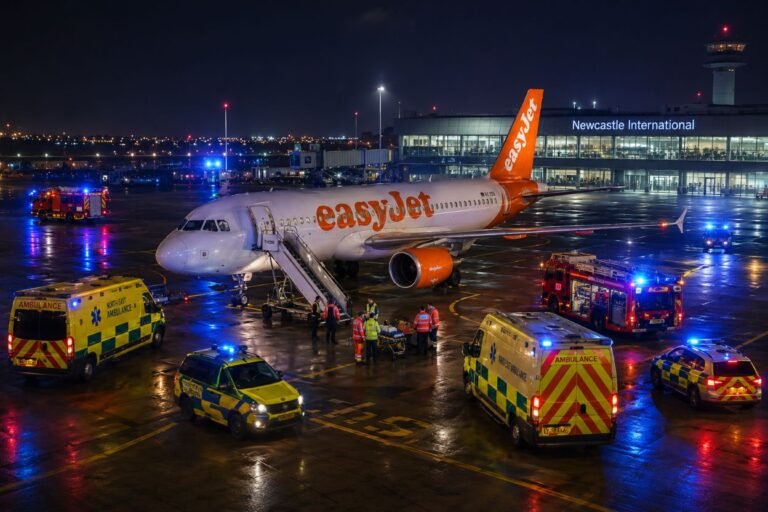 EasyJet Flight U2238 Emergency Landing Newcastle: Real-Time Crisis Analysis EasyJet Flight U2238 Emergency Landing Newcastle