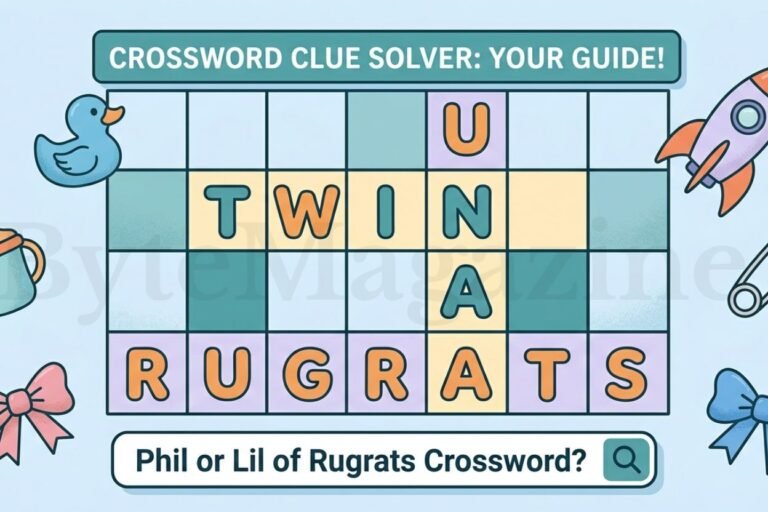 Phil or Lil of Rugrats Crossword