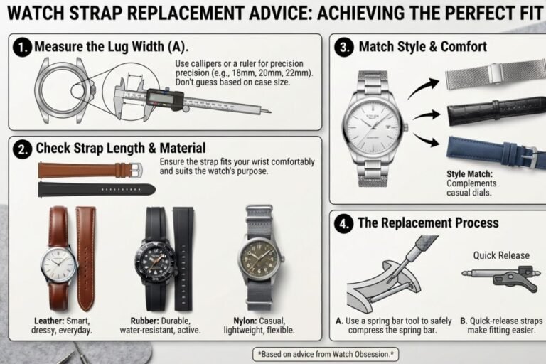 Watch Strap Replacement Advice for a Better Fit and Finish Watch Strap Replacement